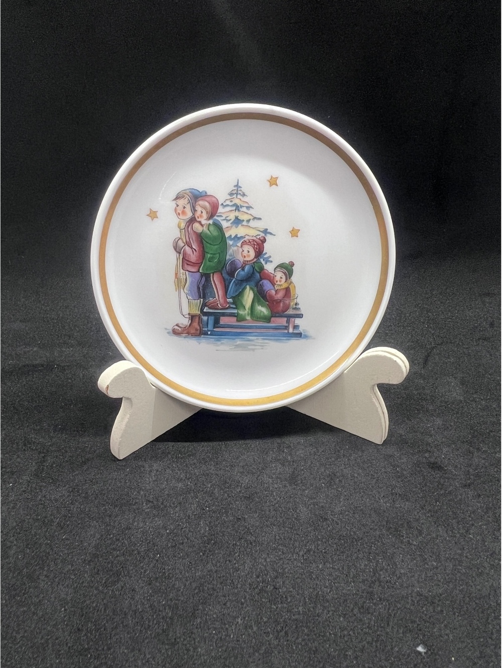 Vintage Berta Hummel Mini Plates Set of 12 Schmid W Germany 1974-80